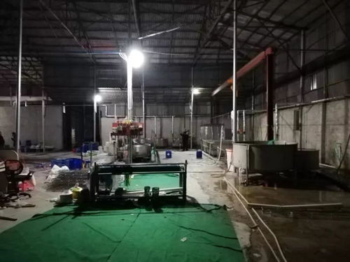 潮安區鳳塘鎮一漂染加工廠被查封