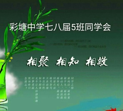 簡單明了同學聚會通知1頁